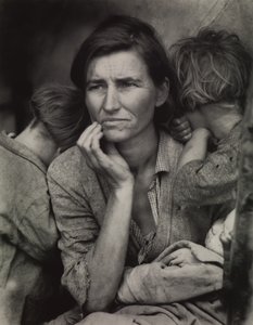 Mère migrante, Nipomo, CA