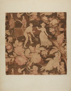Textile imprimé, 1940 - Dorothy Dwin
