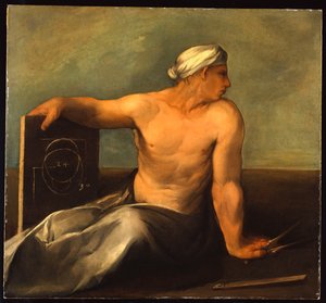 Une personnification de la géométrie