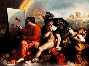 Jupiter et le peintre, par Dosso Dossi - Dosso Dossi