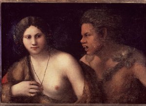 Nymphe et satyre - Dosso Dossi