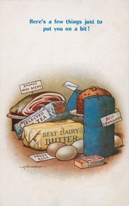 Rations de guerre (lithographie couleur)