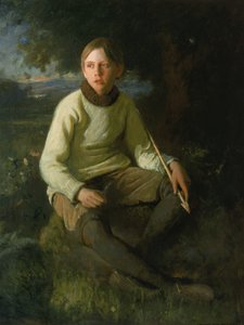Le Garçon à la flèche - Douglas Volk