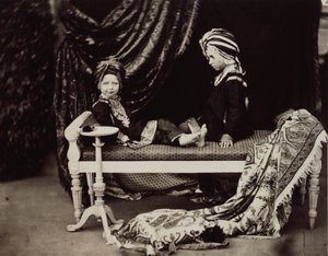 Prince Arthur et Prince Alfred en costume de princes sikhs, Osborne - Dr Ernst Becker