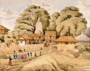 Narain - Hitthee, près de Kathmandoo, Népal - Dr. Henry Ambrose Oldfield
