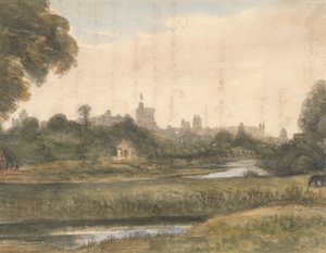 Vue de Windsor depuis la rivière