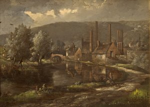 Partridge Dye House, Bowbridge, Stroud, Gloucestershire - Désiré Delaplace Gérardin