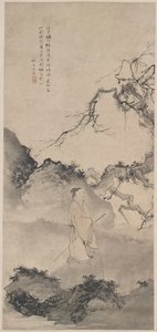 Le poète Lin Bu errant au clair de lune - Du Jin