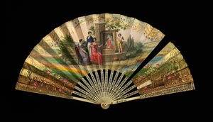 Éventail, français, 1820-30