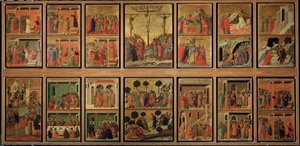Vie du Christ : passion. Prédelle de la Maestà - Duccio di Buoninsegna