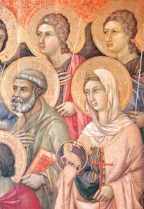 Maestà de Duccio (détail) - Duccio di Buoninsegna