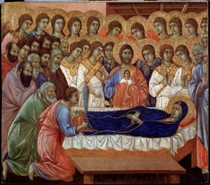 La Dormition de la Vierge (détail) - Duccio di Buoninsegna