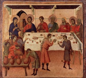 Les Noces de Cana - Duccio di Buoninsegna