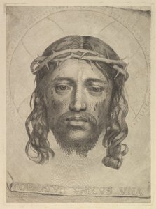 Visage du Christ sur le voile de Sainte Véronique, 1735 - Dudesert