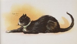 Un chat - Dudley Hardy
