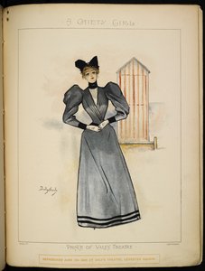 Un personnage féminin, près d