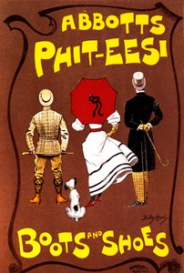 Bottes et chaussures Abbotts Phit-Eesi, vers 1887-1922 - Dudley Hardy