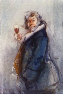 Le Buveur, croquis temporel, London Sketch Club