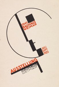Exposition Bauhaus Weimar. Carte postale, 1923 - Dörte Helm