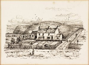 La colline de la maison de lavage et le cottage de Betty Heron - Duncan F. McLea