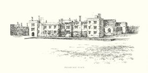 Penshurst Place (lithographie) - Duncan Moul