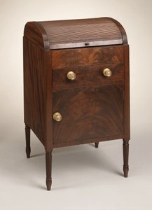 Table de toilette tambour, 1795-1810