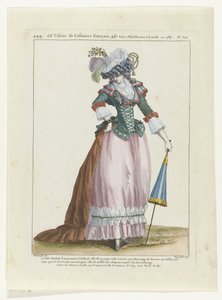 Gallerie des Modes et Costumes Français, 1787. HHH.325: La Belle Omphale - Dupin
