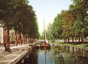 Péniche à voile sur le canal de la Princesse à La Haye - Dutch Photographer