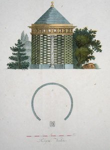 Un pavillon de jardin, de 