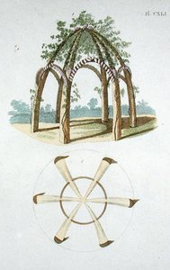 Une tonnelle, de 