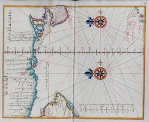 Arabie : Carte de la mer d