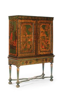 Cabinet de collectionneur sur pied, c.1700-30 - Dutch School
