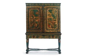 Cabinet de collectionneur sur pied, vers 1700-30 - Dutch School