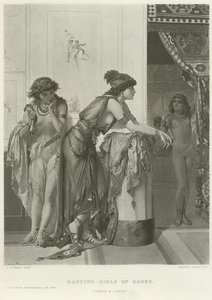 Danseuses de Cades (gravure) - Dutch School