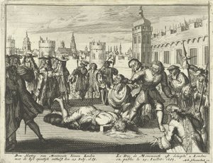 Exécution du duc de Monmouth, 15 juillet 1685 - Dutch School