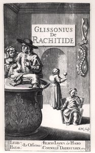 Francis Glisson (1597-1677) publié à Leyde, 1671 - Dutch School