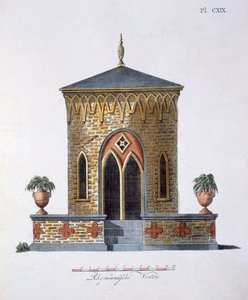 Décorations de jardin, du Magazine of Garden Gems par G. van Laar, publié en 1802 - Dutch School