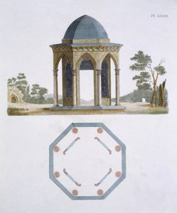 Illustration du Magazine of Garden Gems par G Van Laar, 1802 - Dutch School