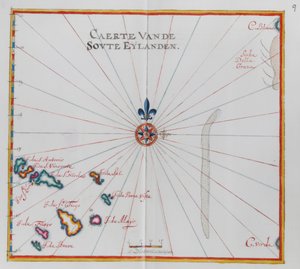 Carte des îles du Cap-Vert - Dutch School