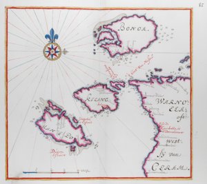 Carte montrant une partie de l