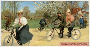 Hommes et femmes à vélo - Dutch School