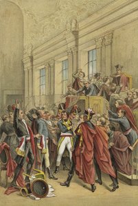 Napoléon expulsant le Conseil des Cinq-Cents de ses chambres, Coup d