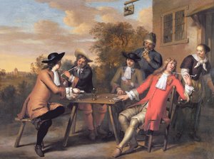 Jouer aux Cartes - Dutch School