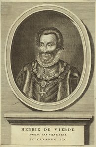 Portrait du roi Henri IV de France - Dutch School