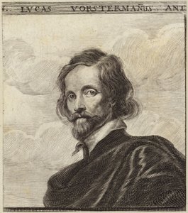 Portrait de Lucas Vorsterman - Dutch School
