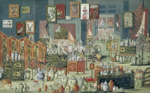 Boutique vendant des produits chinois, 1680-1700 - Dutch School