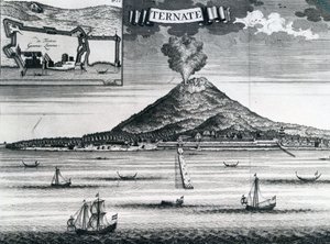 Île de Ternate, vers 1748 - Dutch School