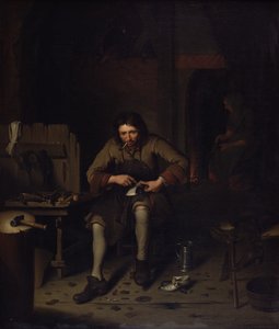 Le Cordonnier, vers 1675 - Dutch School
