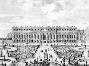 La façade sud de Hampton Court