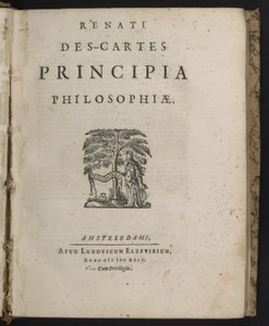 Page de titre de Principia philosophiae par René Descartes - Dutch School